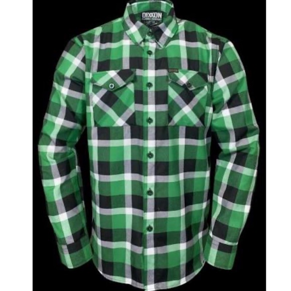 dixxon Other - Dixxon “The Southie” Irish Green Plaid Flannel